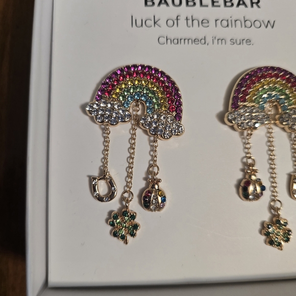 BaubleBar Multicolor Rainbow Earrings - Picture 2 of 3